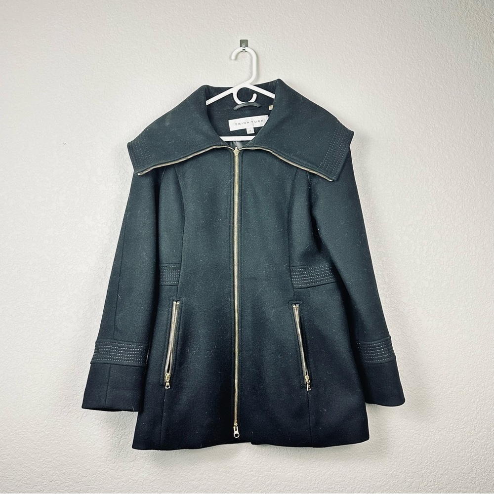 Trina Turk black coat